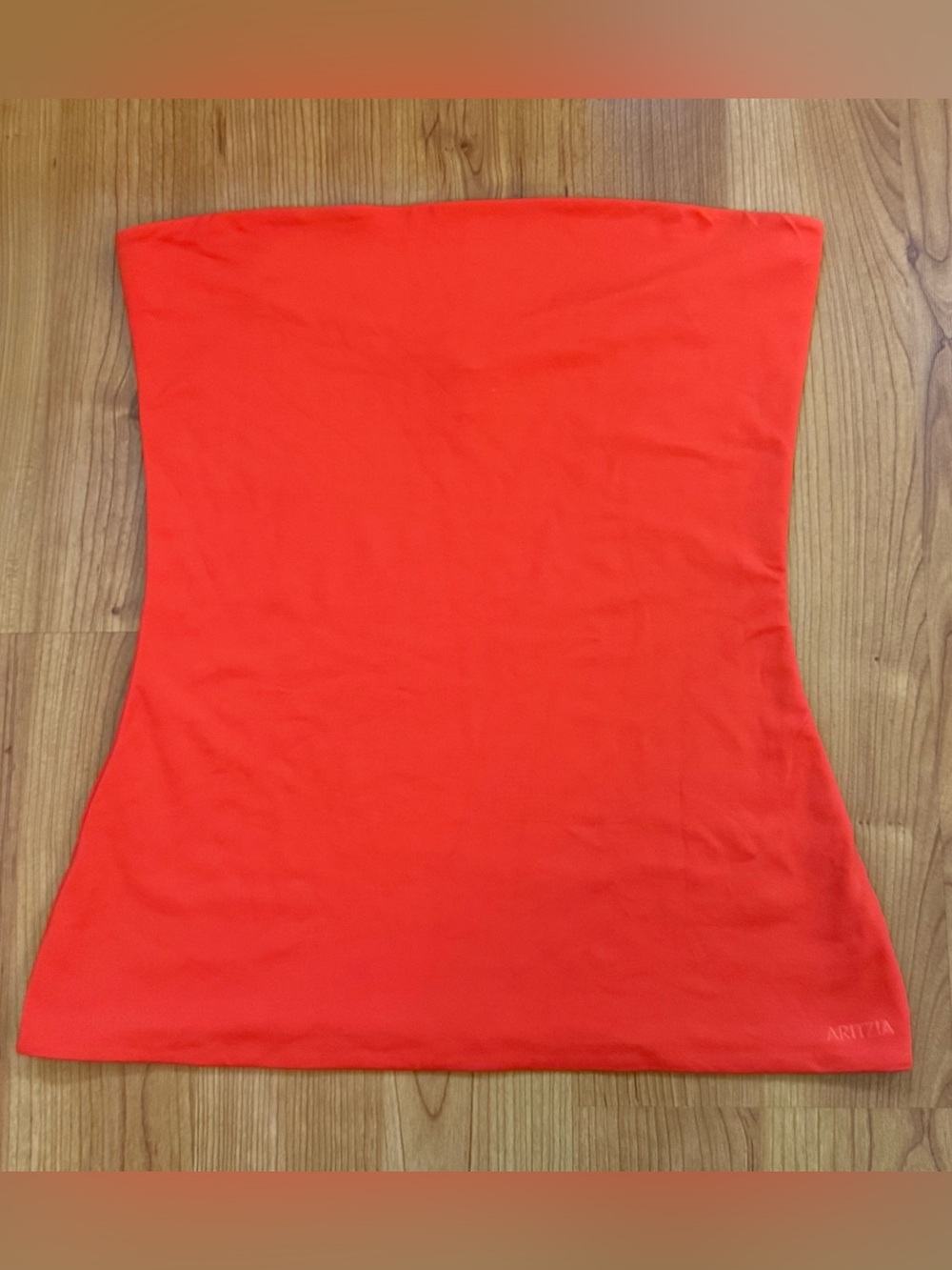 Aritzia Contour Strapless Tube Top Poppy Red Size Large